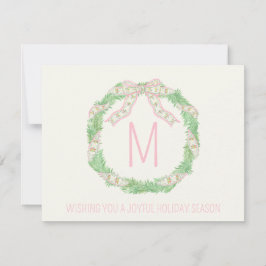 企業のクリスマスリース ノートカード