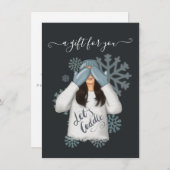 企業のクリスマス券 (正面/裏面)