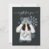 企業のクリスマス券 (正面)