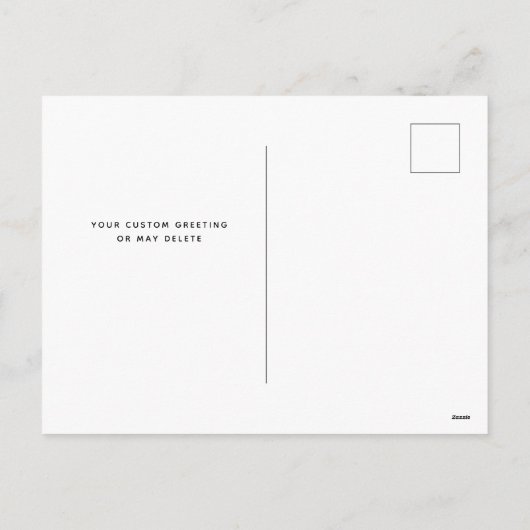 企業のクリスマス2021ロゴ顔マスクトナカイ シーズンポストカード (裏面)