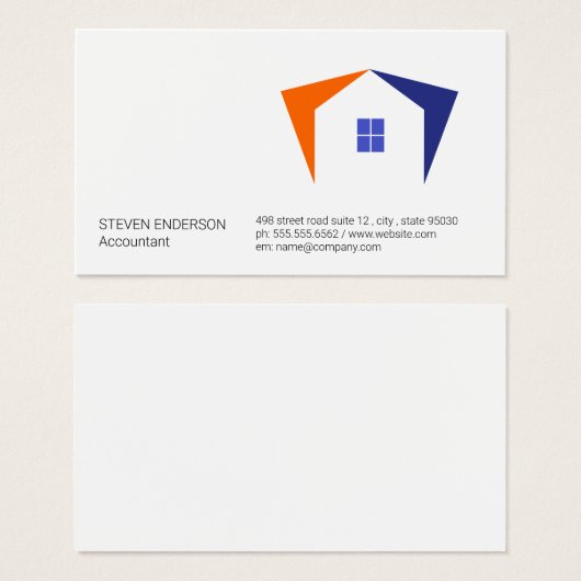 企業のスタイル |ホームアイコン |実在財産 (正面&裏面)