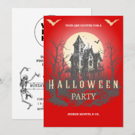 企業のハローウィンパーティ招待状 | カスタムロゴ 招待状