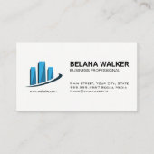 企業のバー図 | マーケティング金融アナリスト 名刺 (正面)