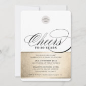 企業のパーティーエレガント応援ブラック金ゴールド 招待状 (正面)