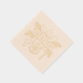 企業のパーティーパーソナライズされた名 箔ナプキン (右)