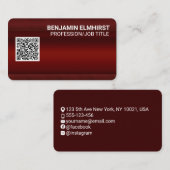 企業のプロフェッショナルクレジットカードスタイルモダン 名刺 (正面/裏面)
