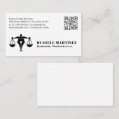 企業のプロフェッショナルロゴ | QRコード 名刺 (正面/裏面)