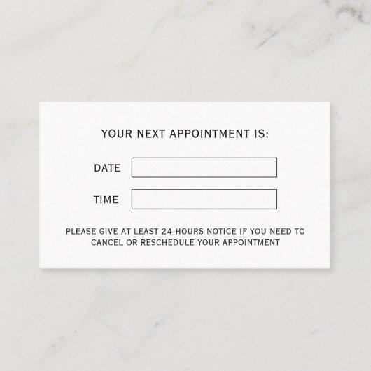 企業のプロフェッショナル会社のロゴの追加 予約カード (裏面)