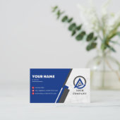 企業のプロフェッショナル最高のデザイン名刺 名刺 (スタンド正面)