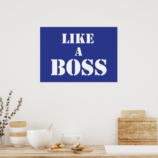 企業のボス ポスター (キッチン)