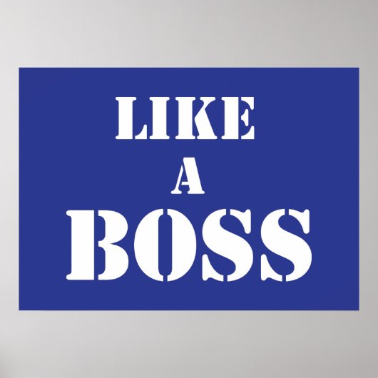 企業のボス ポスター (正面)