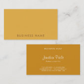 企業のミニマルエレガントリストトレンドカラーテンプレート 名刺 (正面/裏面)