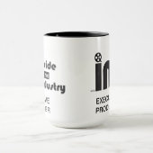 企業のロゴの中 マグカップ (中央)