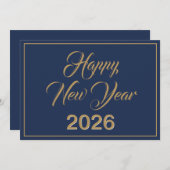 企業のロゴ入りホリデーカード シーズンカード (正面/裏面)