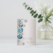 企業の休暇中の贈与証書 割引カード (スタンド正面)