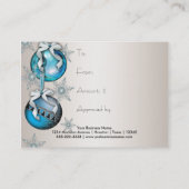 企業の休暇中の贈与証書 割引カード (裏面)