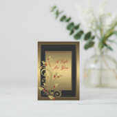 企業の休暇中の贈与証書 割引カード (スタンド正面)