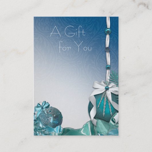 企業の休暇中の贈与証書 割引カード (正面)