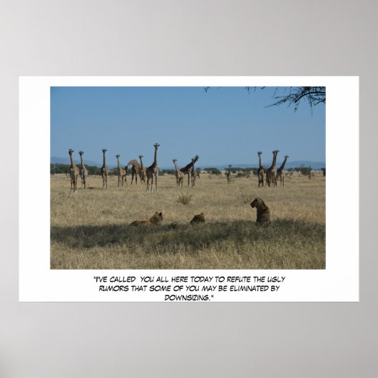 企業の会議 – 縮小 ポスター (正面)