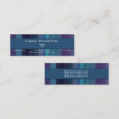 企業の及び個人的-粋な会社のブランディング スキニー名刺 (正面/裏面)