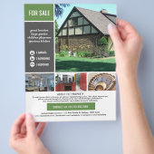 企業の実在財 チラシ (手)