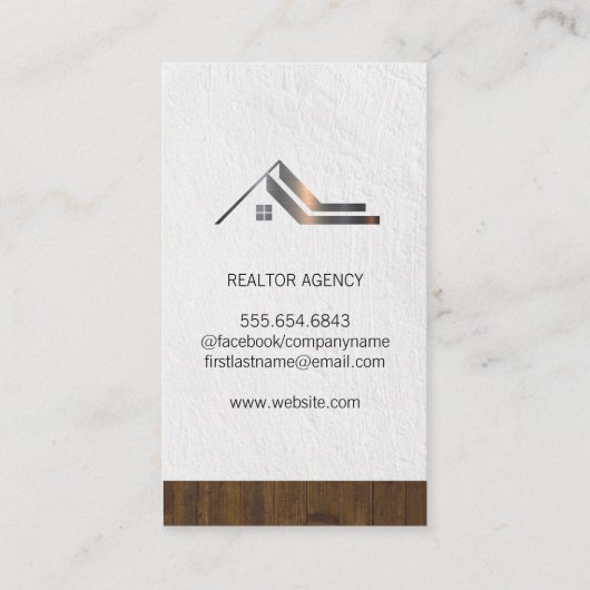 企業の実在財 |メガネをかけたビジネスマン 名刺 (裏面)