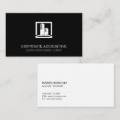 企業の建物 名刺 (正面/裏面)