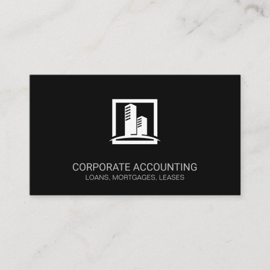 企業の建物 名刺 (正面)