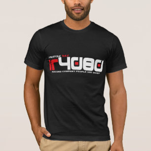 企業の規則#4080の(黒い)ティーのTシャツ Tシャツ