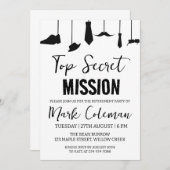 企業の退職パーティの招待状 招待状 (正面/裏面)