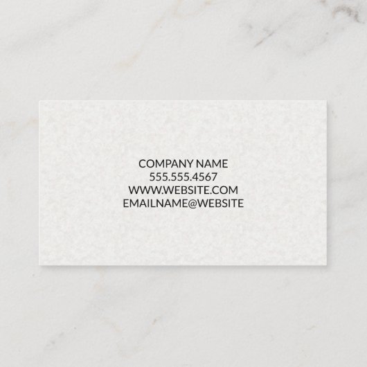 企業の金ゴールド柱 | モダンスタイリッシュ 名刺 (裏面)