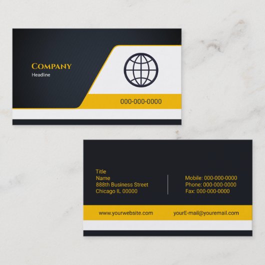 企業の 名刺 (正面/裏面)