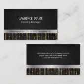 企業の | 役員 | モダンスタイリッシュ 名刺 (正面/裏面)