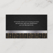 企業の | 役員 | モダンスタイリッシュ 名刺 (裏面)