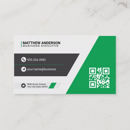 企業の |財務 名刺 (裏面)