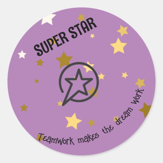 企業の/Office/School – 編集可能なすごい金ゴールド ラウンドシール (正面)