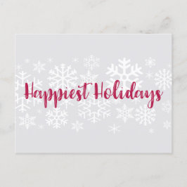 企業のBusiness Happiest Holidaysはがき シーズンポストカード