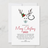企業のBusiness Healthcare Logo Christmas 2023 シーズンカード (正面)