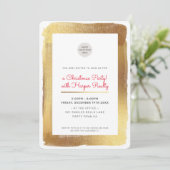 企業のCHRISTMASパーティーロゴglam金ゴールド枠 シーズンカード (スタンド正面)