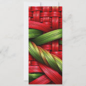 企業のPotluckクリスマスパーティー 招待状 (裏面)