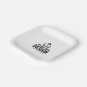 企業イベント用ブランド製品 ペーパープレート (傾斜あり)