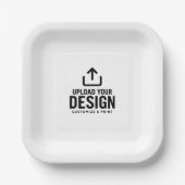 企業イベント用ブランド製品 ペーパープレート (正面)