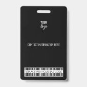 企業オフィス従業員認定事業ロゴ バッジ (裏面)