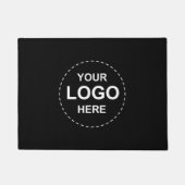 企業カスタム向けロゴの書式 ドアマット (正面)