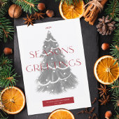 企業クリスマスツリー シーズンズ グリーティングス シーズンカード