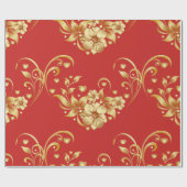 企業クリスマスパーティーのラッピングペーパー ラッピングペーパー (フラット)