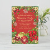 企業クリスマスパーティー招待状 招待状 (スタンド正面)