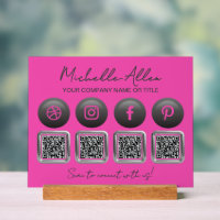 企業ソーシャルメディアQRコードアクリル記号