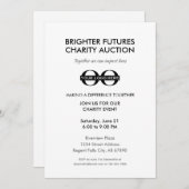 企業チャリティイベント招待状 招待状 (正面/裏面)