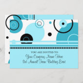 企業チームビルディングイベント招待状 招待状 (正面/裏面)